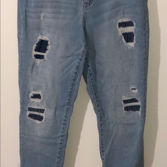 TINSELTOWN JEANS - DISTRESSED/ACID WASH - Picture 2 of 4